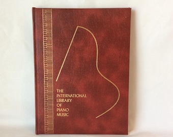 The International Library of Piano Music Copyright 1967 Album 10 Technique Studies and Exercises VintageFindsFound Piano History Reference