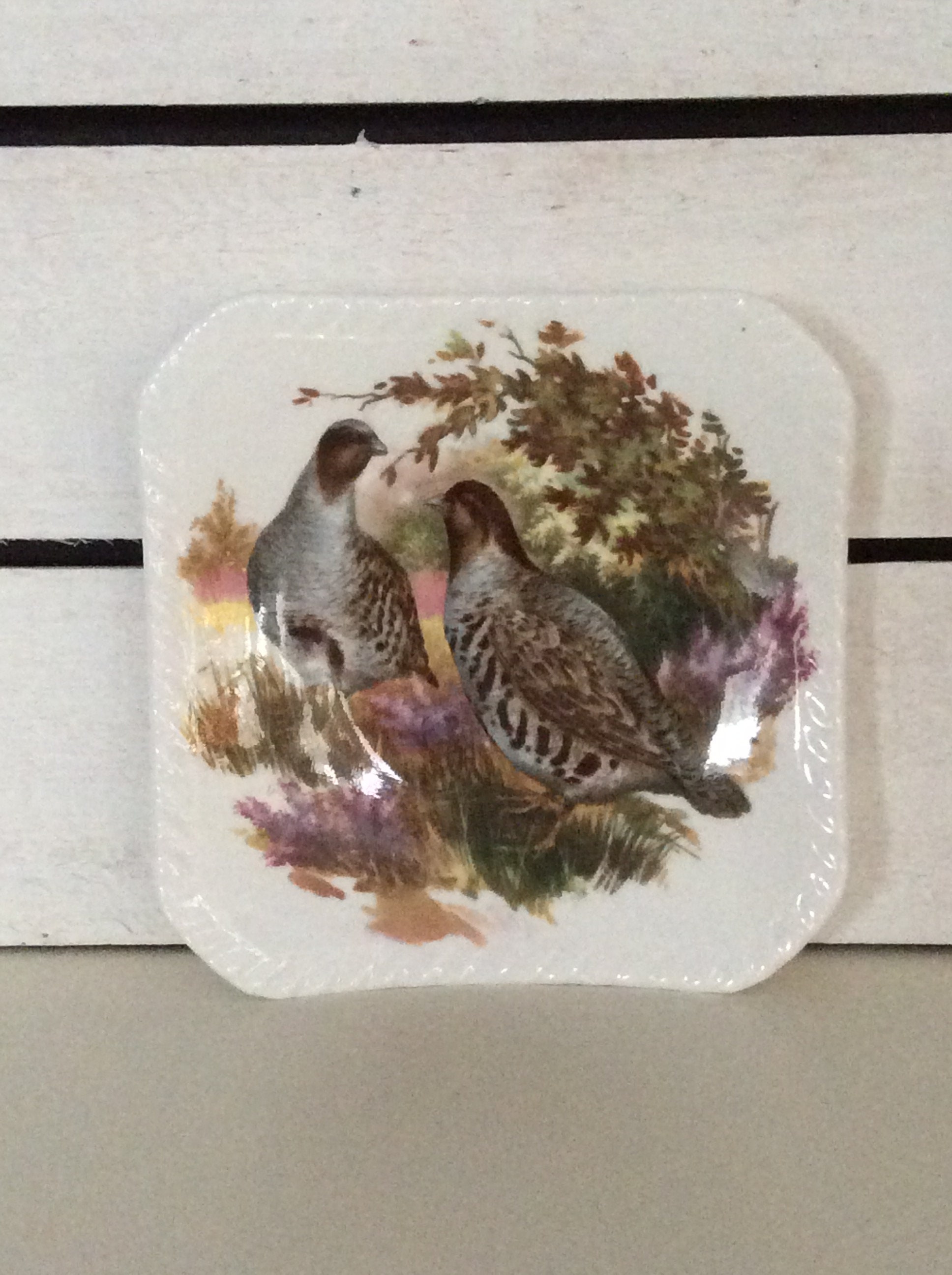 Royal Adderley Game Bird ファインボーンチャイナ 装飾トレイ