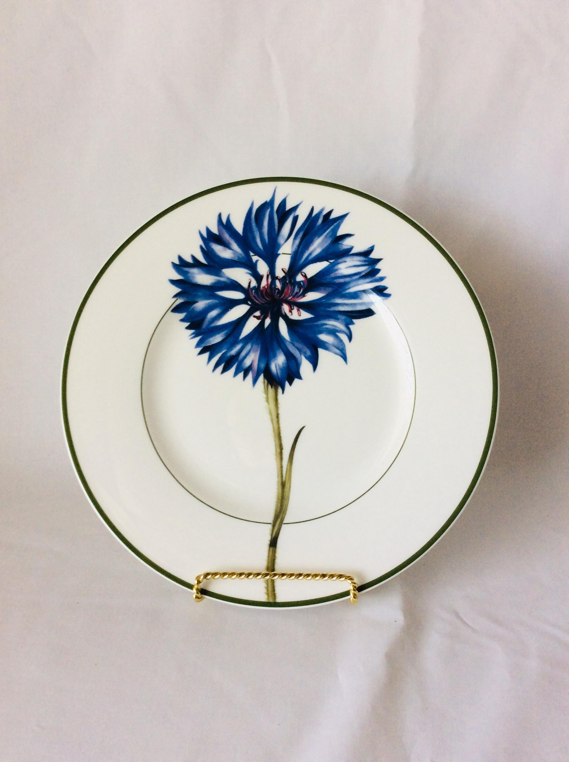 Villeroy & Boch 花柄　大皿　直径30センチ Villeroy & Boch Flora Home and Garden Cornflower Salad Plate Fine