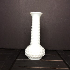 E.O. Brody Hobnail Milk Glass Bud Vase Made in USA Replacement Discontinued VintageFindsFound Milk Glass Collector Vase Collector