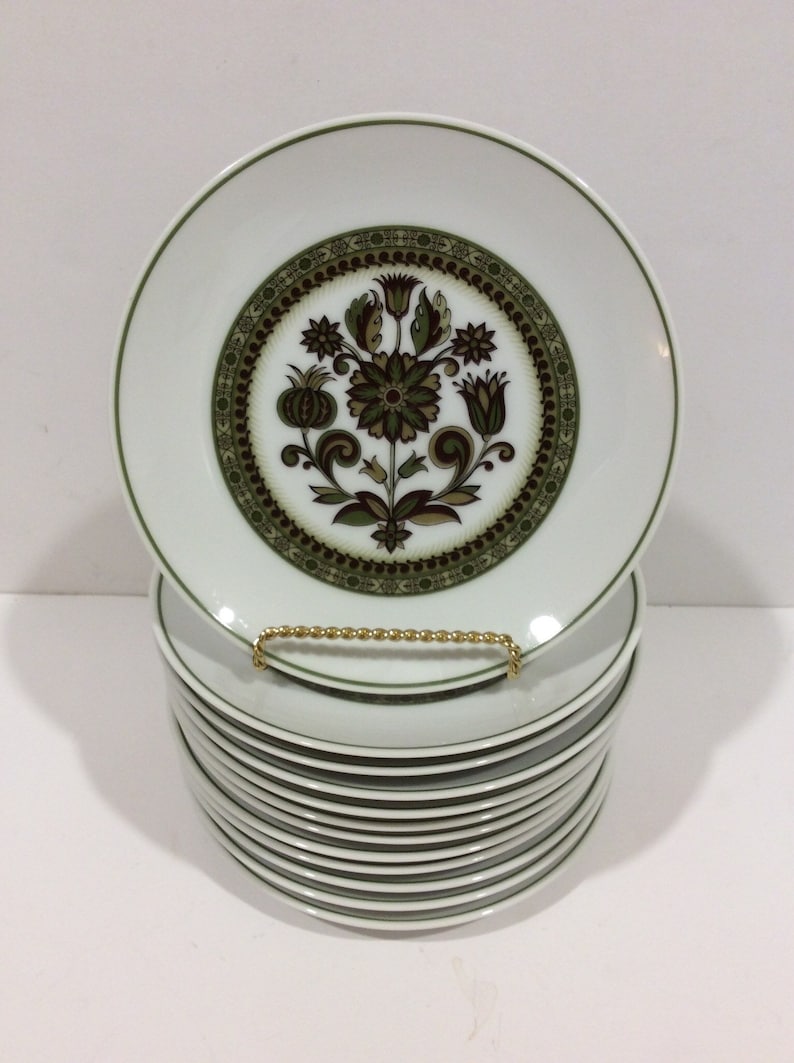 September Song Bread and Butter Plates Set of 4 Vintage Noritake Made