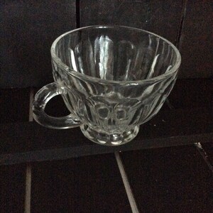 Anchor Hocking Colonial (Punch Set) Punch Cup Made in USA VintageFindsFound Panel Design Vintage image 5