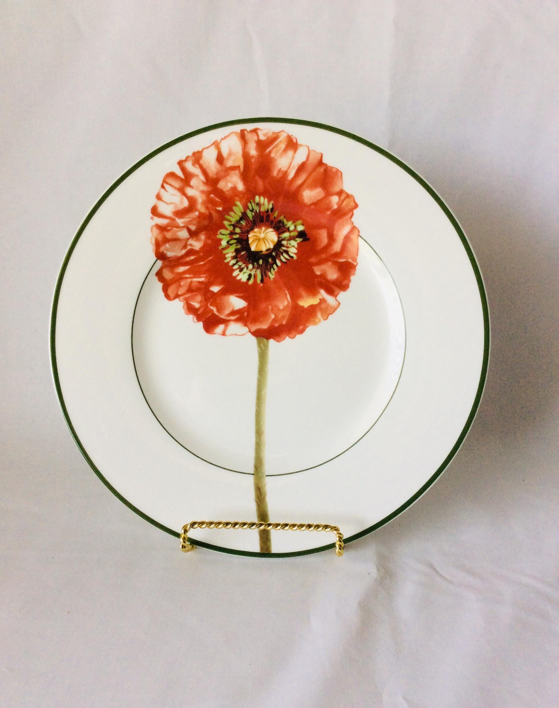 Villeroy & Boch Flora Home and Garden Poppy Salad Plate Fine China