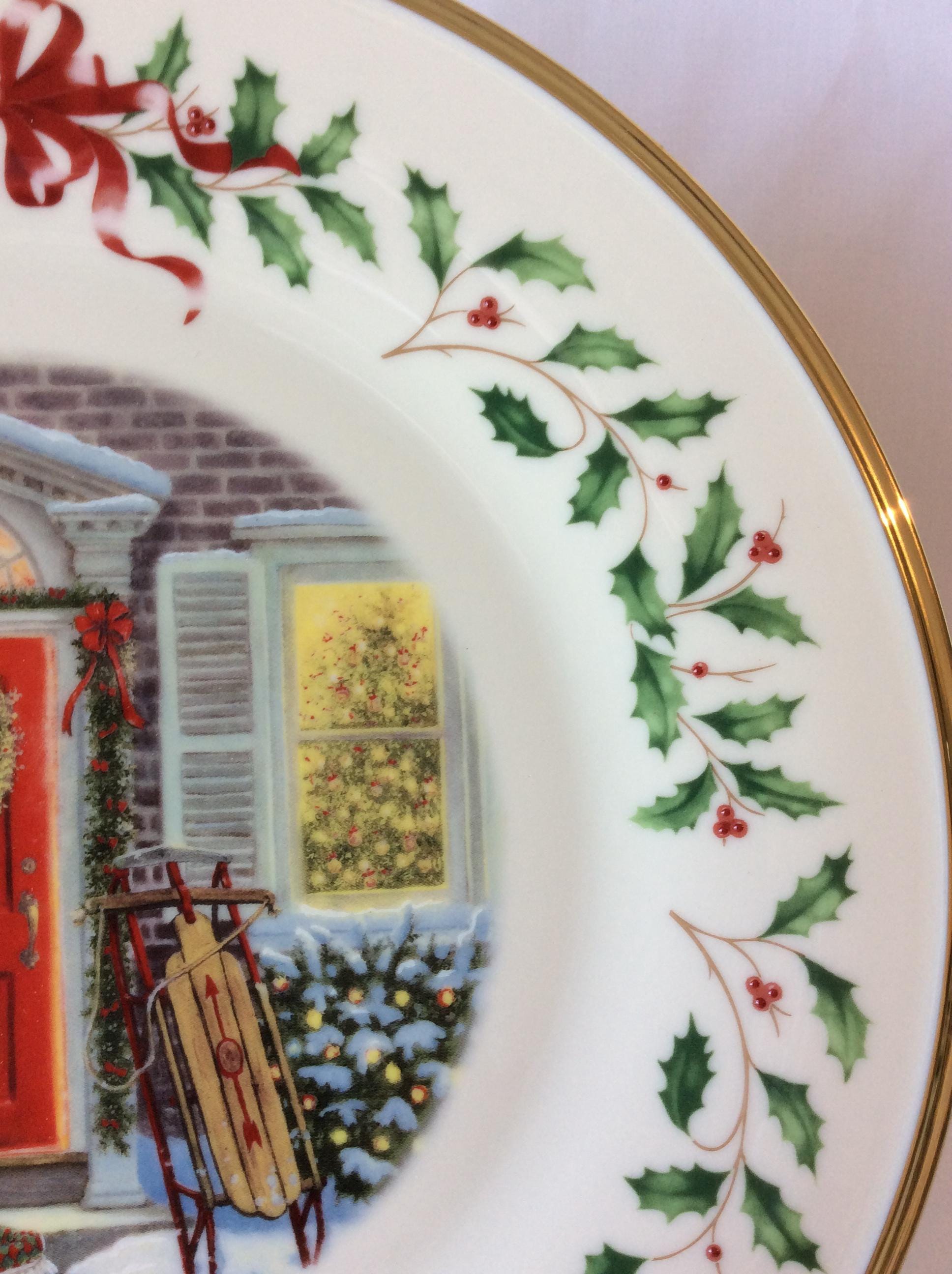 美品‼️レノックスクリスマスプレート2005 美品‼️レノックス