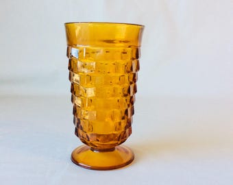 Colony Whitehall Amber Flared Isteglas Tillverkat i USA Ersättning VintageFindsFound