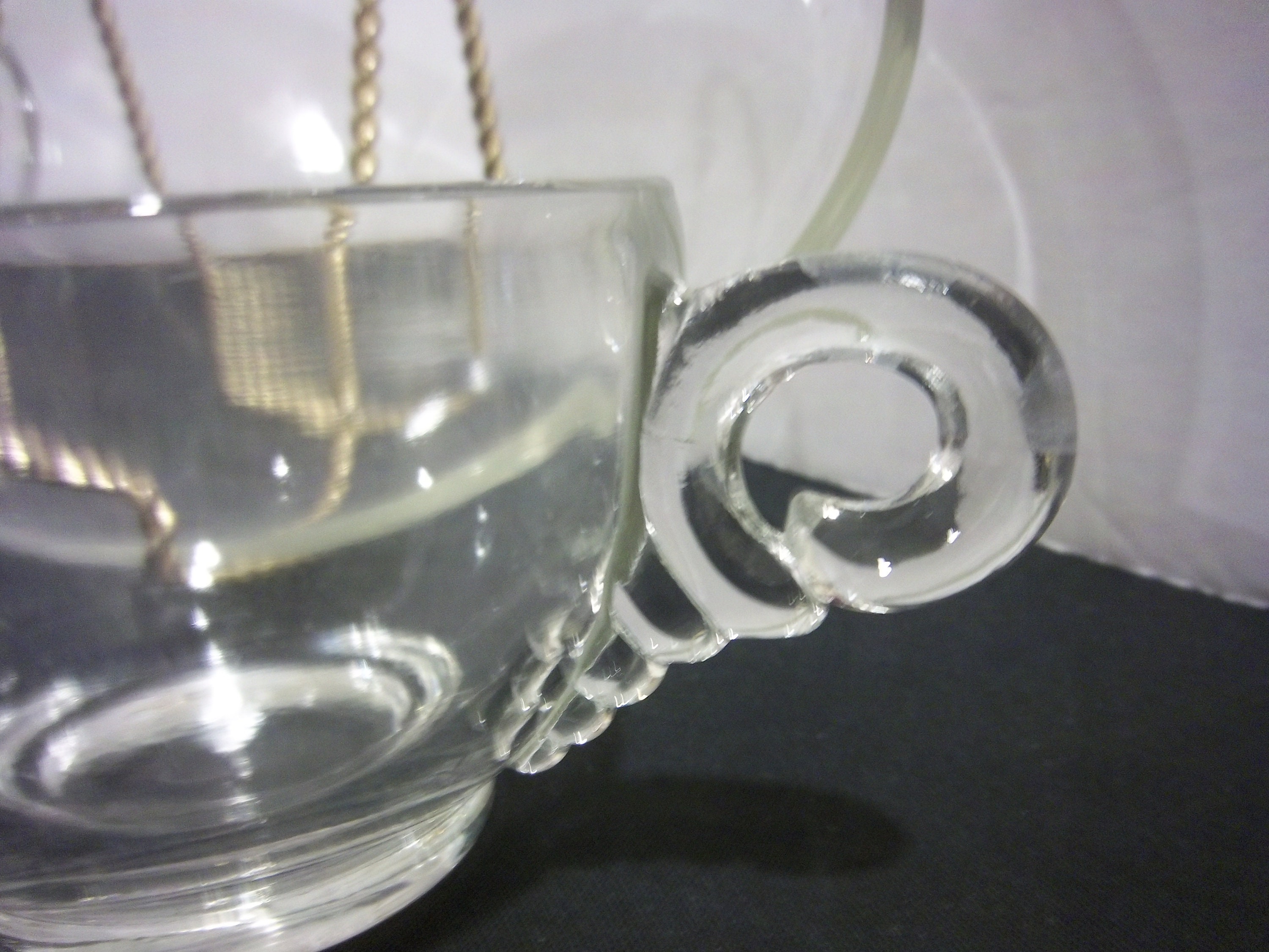 ヘーゼル アトラス「Parti-Ade」スナックセット クリアガラス 4個