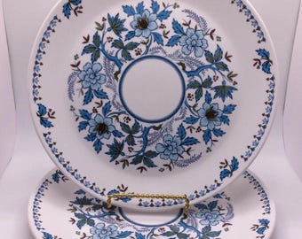 1999-2001年 青色皿 セット Amazon | （在庫限り）九谷焼 青風窯 4号皿揃 （5枚セット