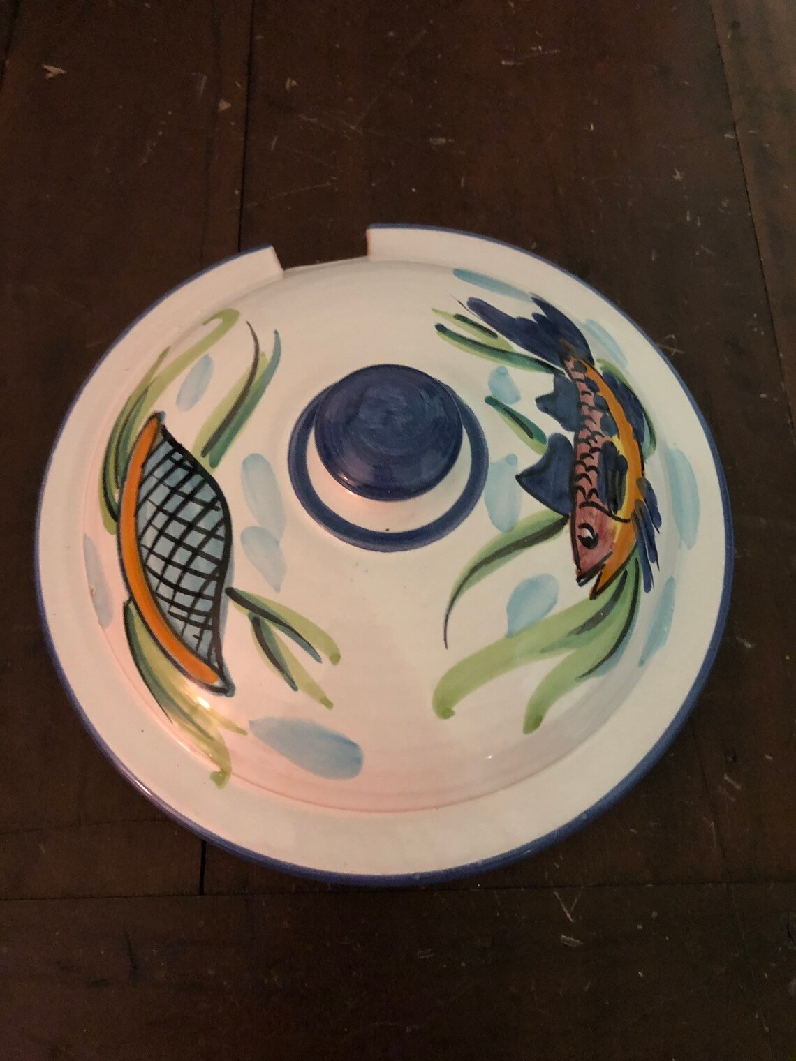 Vintage Vietri Tureen and Lid in the Al Mare Pattern Made in Etsy