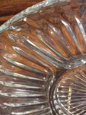 Newport by Gorham YB1668 Silver Plate Tray With Glass Relish