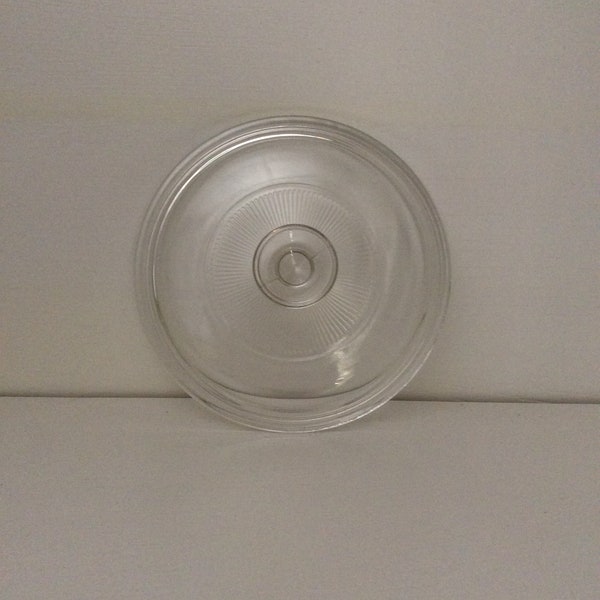 Vintage Pyrex G5C  Replacement Lid with Knob Handle and Ribbed Center Made in USA French White 1.5 quart VintageFindsFound