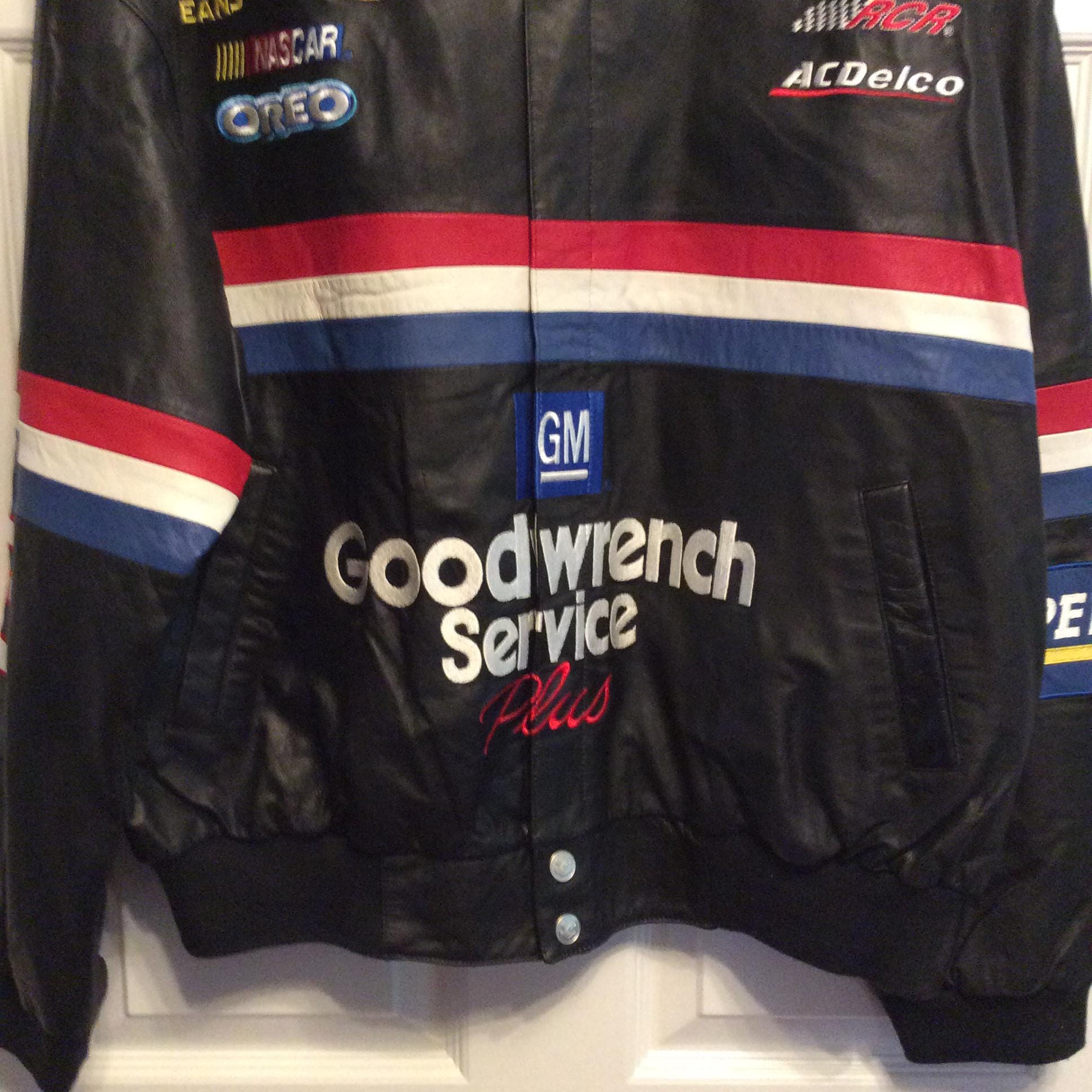 Chase Authentic Dale Earnhardt Sr. Leather Jacket: Goodwrench