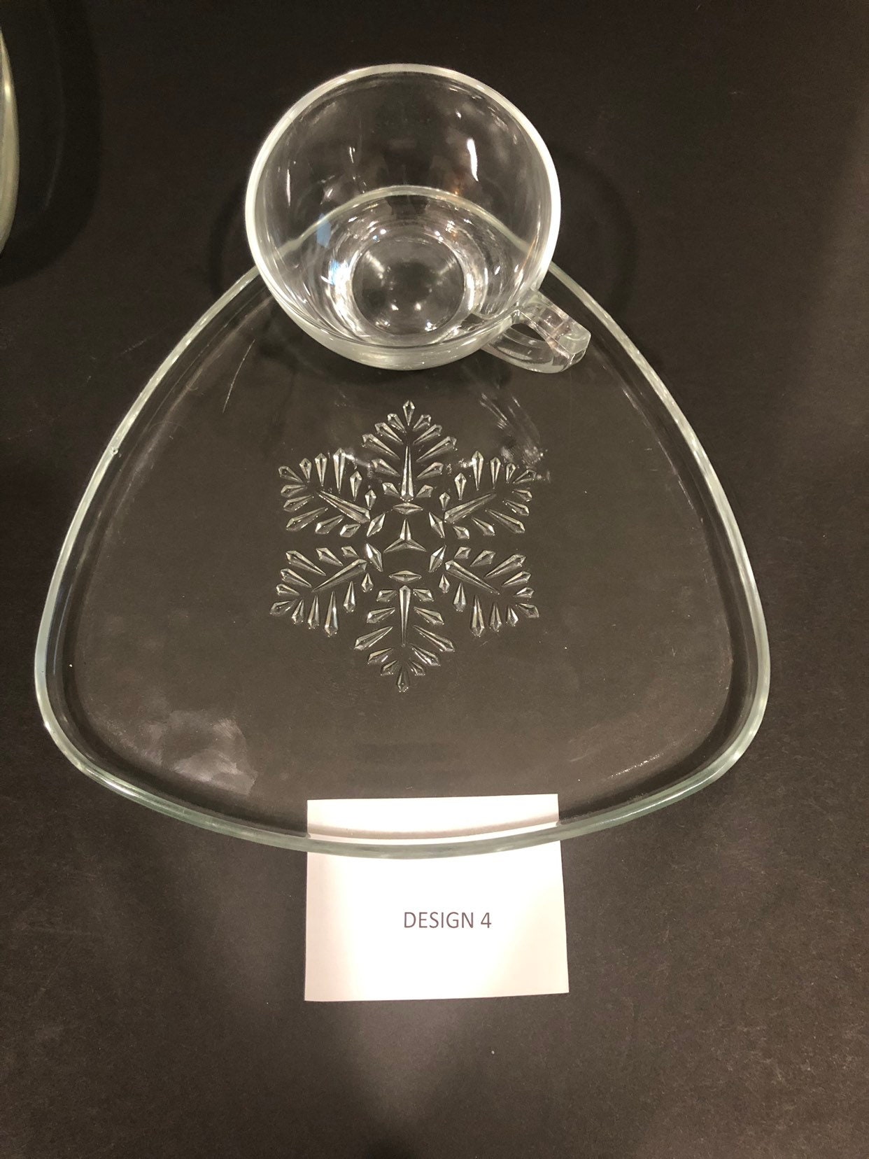 レア物☆FLAKE ☆スノーフレーク Indiana Glass4セット レア物☆SNOWFLAKE ☆スノーフレーク Indiana Glass4セット 【公式通販】