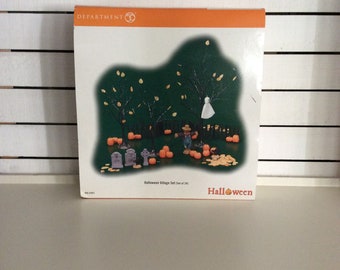 Department 56 Halloween Village Set  - Set of 24  Retired VintageFindsFound