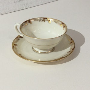 Lenox Essex Maroon Cup and Saucer Set Made in USA Replacement Discontinued VintageFindsFound Maroon and Gold