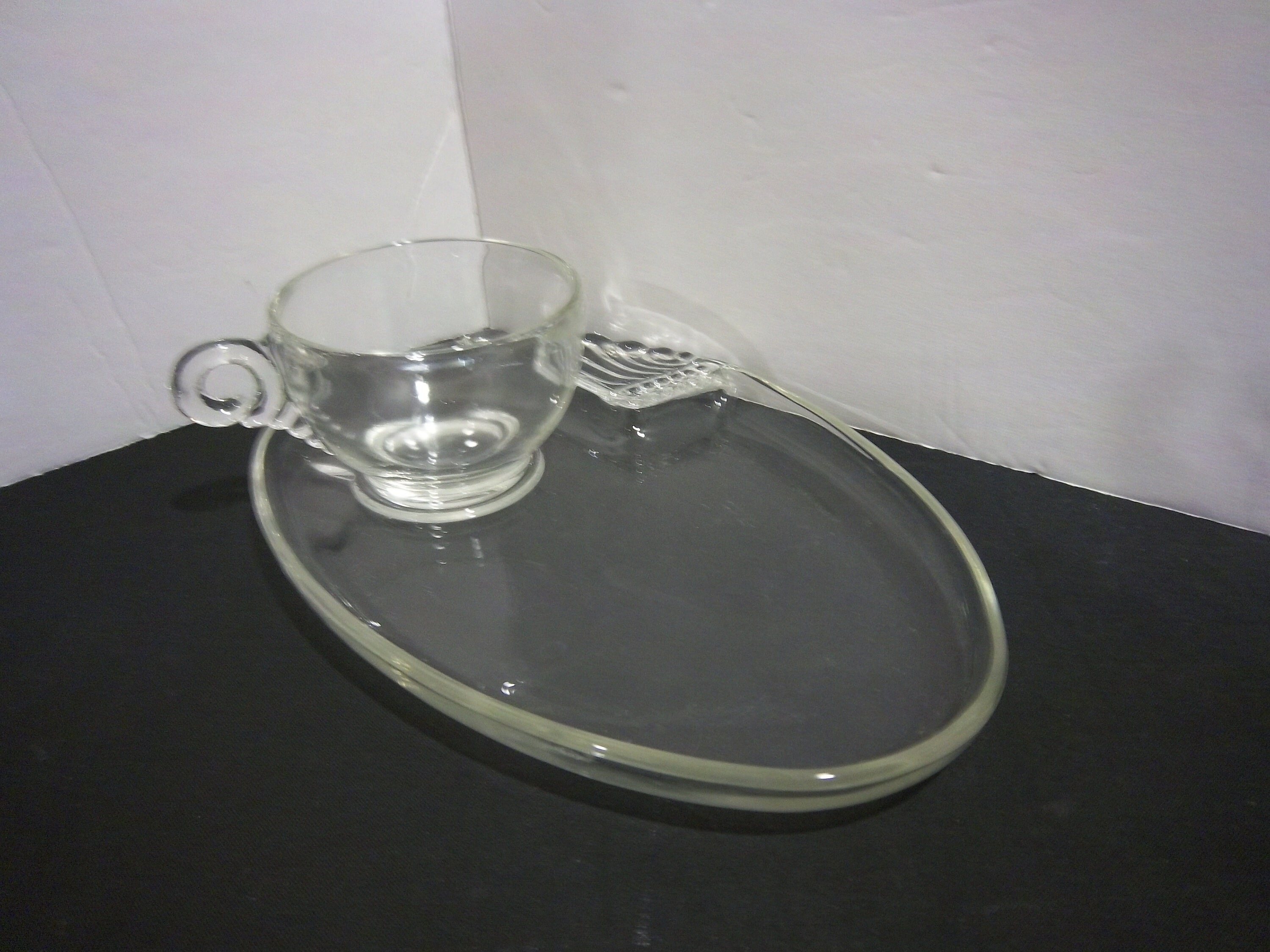 ヘーゼル アトラス「Parti-Ade」スナックセット クリアガラス 4個