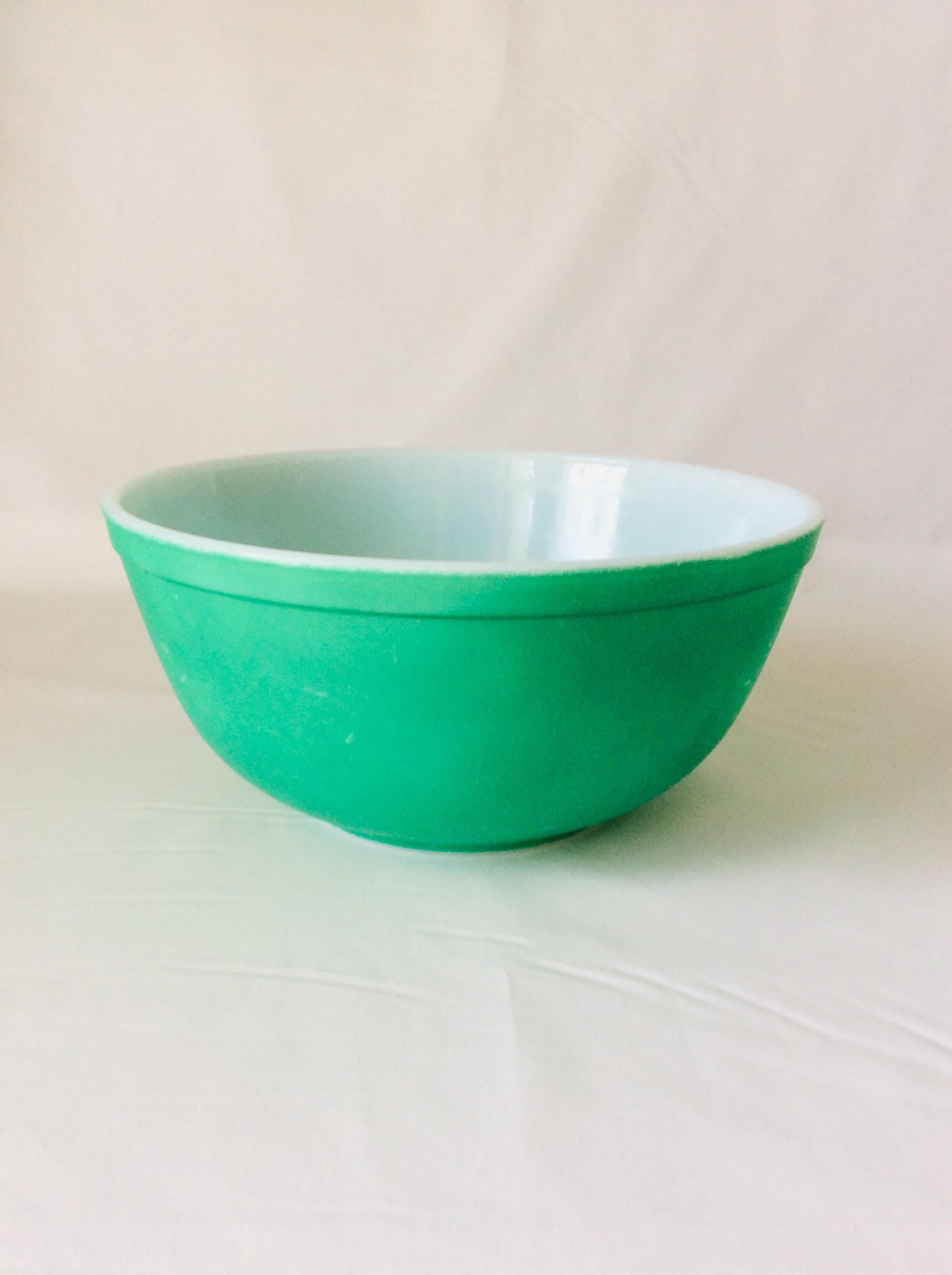 Fire king green bowl - Etsy 日本