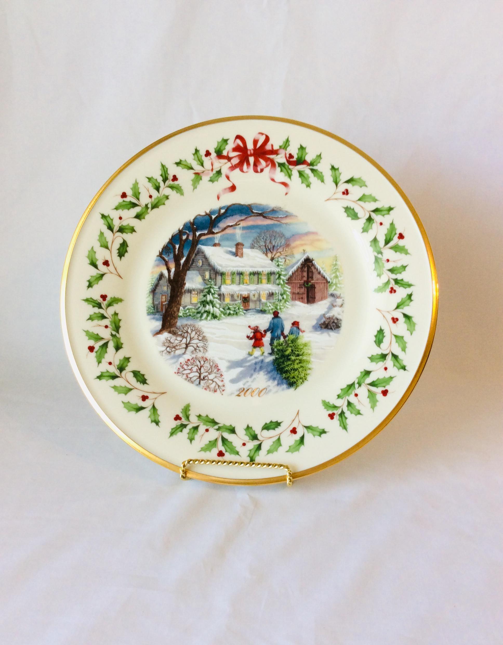 LENOX Christmas plate クリスマスプレート 美品‼️レノックス