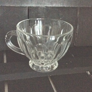 Anchor Hocking Colonial (Punch Set) Punch Cup Made in USA VintageFindsFound Panel Design Vintage image 1