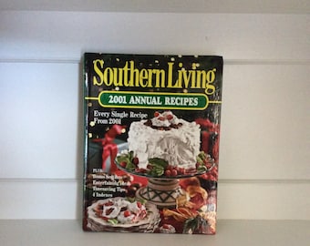 Vintage 2001 Southern Living Annual Recipes Cookbook from Oxmoor House VintageFindsFound