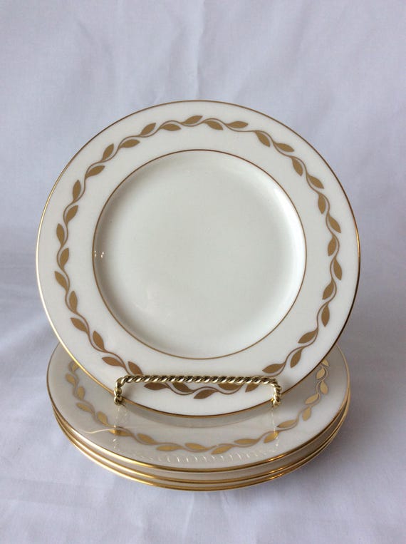 レノックスのゴールデンリース ブレッドプレート 4枚セット アメリカ製