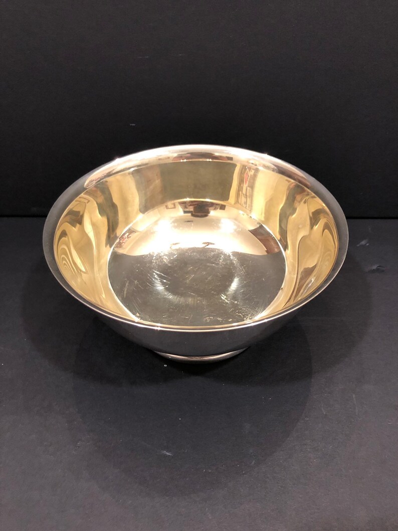 Vintage Gorham 6 Paul Revere Bowl YC779 Gold Washed Etsy