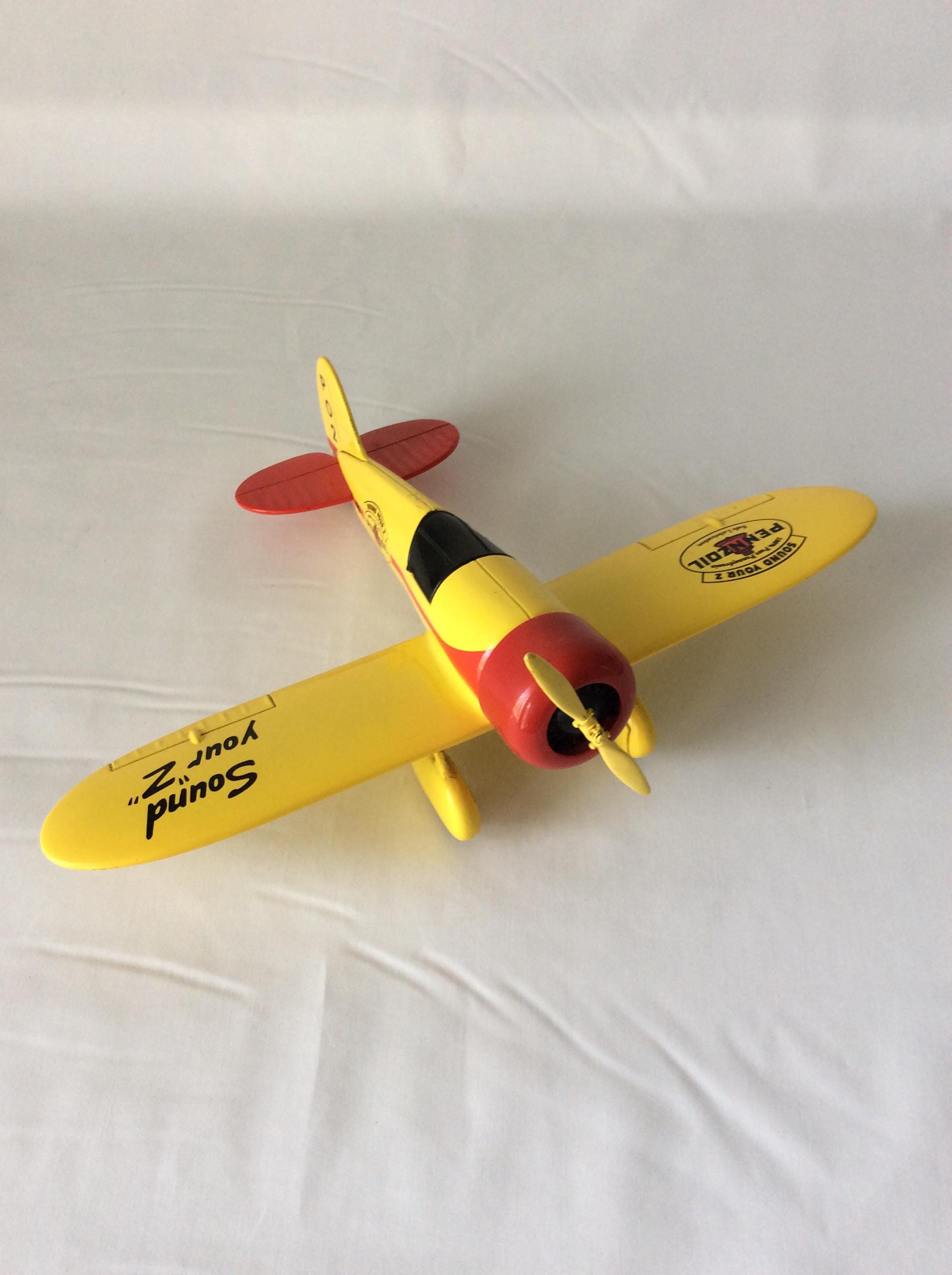 Tirelire Avion Travel Air Model R – Édition Limitée Chevron, Spec Cast 1992