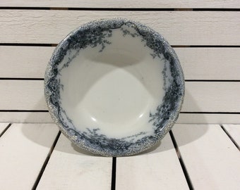 Alfred Meakin Medway 8" Round Vegetable Bowl Made in England Replacement Antique Discontinued VintageFindsFound Blue and White