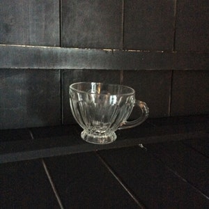Anchor Hocking Colonial (Punch Set) Punch Cup Made in USA VintageFindsFound Panel Design Vintage image 2