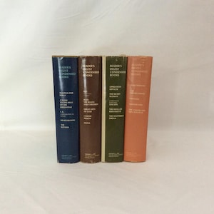 Reader&#39;s Digest Condensed Books 1970 Sold Separately Volume 1 Volume 2 Volume 3 and Volume 4 Original Dust Jackets VintageFindsFound