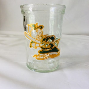 Słoik na galaretkę Welch's Tom & Jerry Glass 1991 Playing Baseball Cartoon Series Made in USA Replacement VintageFindsFound Discontinued