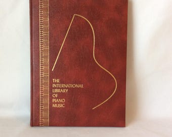 The International Library of Piano Music Copyright 1967 Album 13 Technique Studies and Exercises VintageFindsFound Piano History Reference