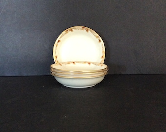 Lenox Essex Maroon Fruit/Sauce/Dessert Bowl Made in USA Replacement VintageFindsFound Maroon Gold Smooth Rim Sold Seperately