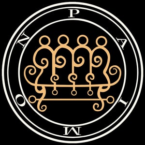 Hereditary KIng Paimon Occult Satanic Symbol Cult Horror Movie T-shirt