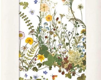 Wildflower Hare Floral Tissue Paper 4 Sheets Free UK Postage