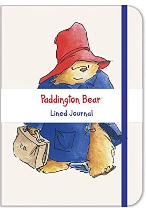 Paddington Bear With Suitcase 200 Page Lined Journal Etsy