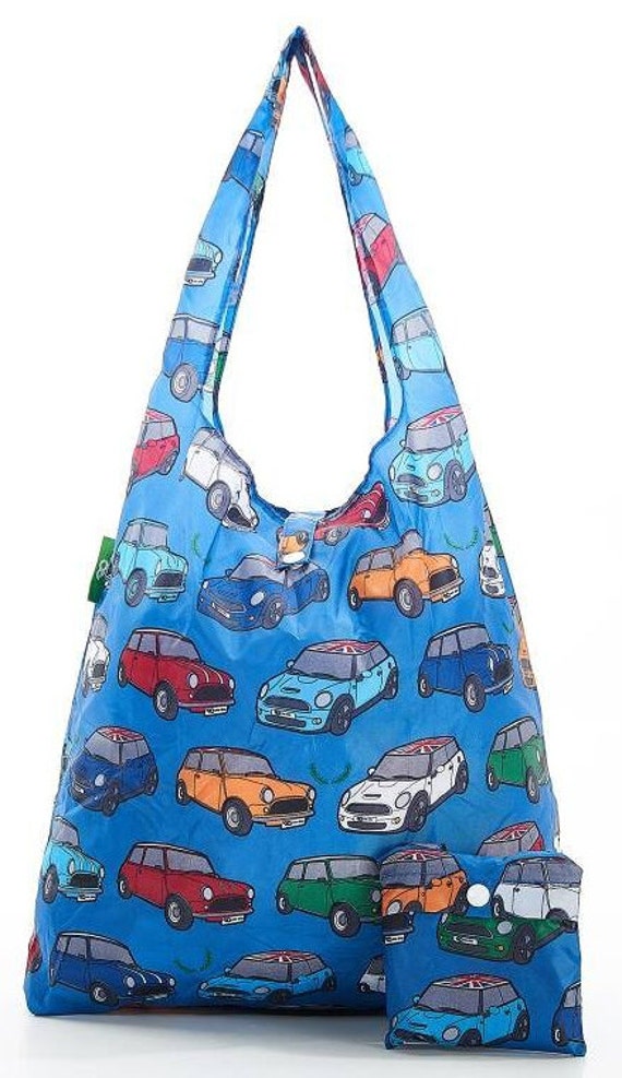 Eco Chic 100 Recycled Plastic Foldable Re usable Shopper Bag