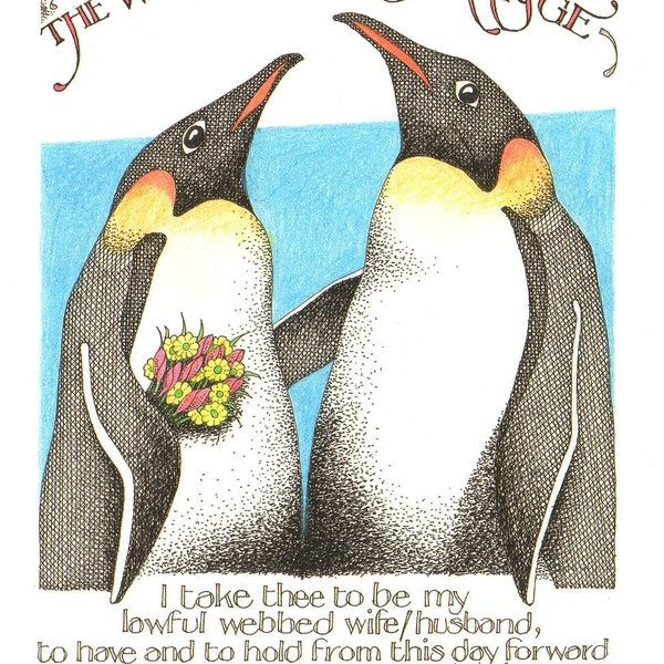 Wonders Of Marriage Large Greetings Card with Envelope by Simon Drew FREE UK POSTAGE