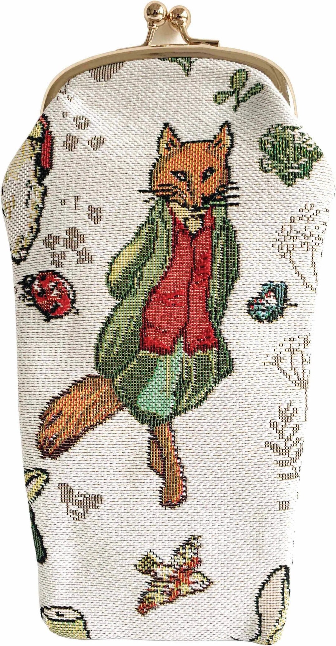 Beatrix Potter Peter Rabbit Fox Mr Tod Tapestry Glasses Case Fully ...