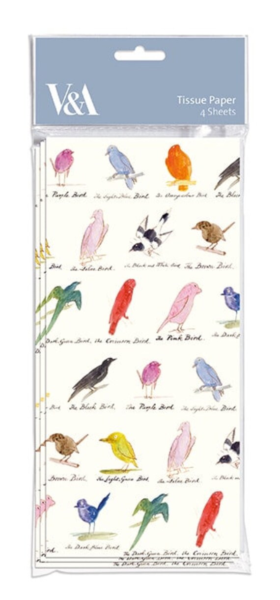 V & A Strawberry Thief Tissue Paper x 4 V & A Strawberry Thief Tissue Paper x 4
