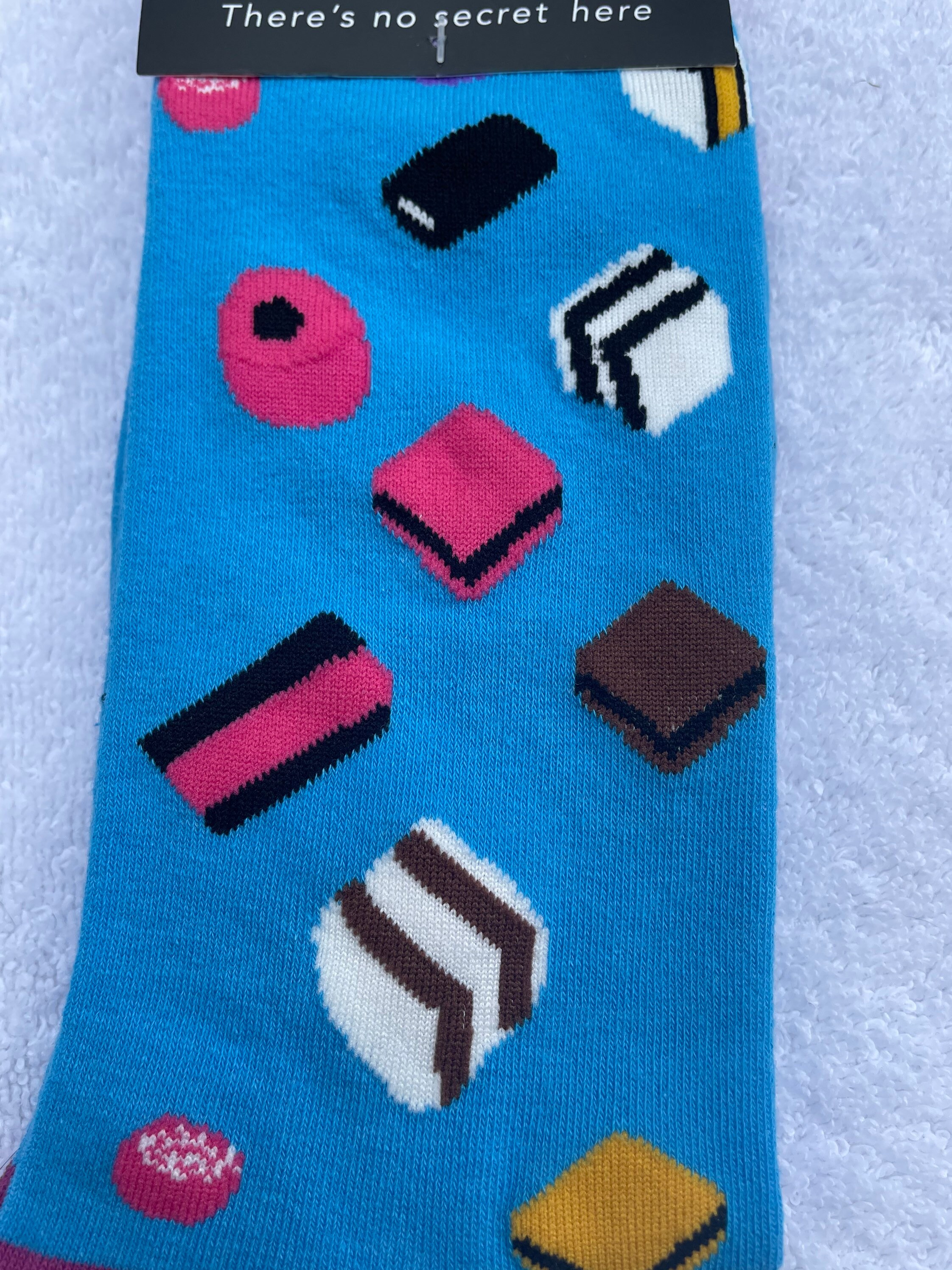 Liquorice Allsorts SOCK SOCIETY Light Blue Ankle Socks One Etsy UK