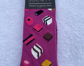 Liquorice Allsorts SOCK SOCIETY Light Purple Ankle Socks Adult One Size Fit All