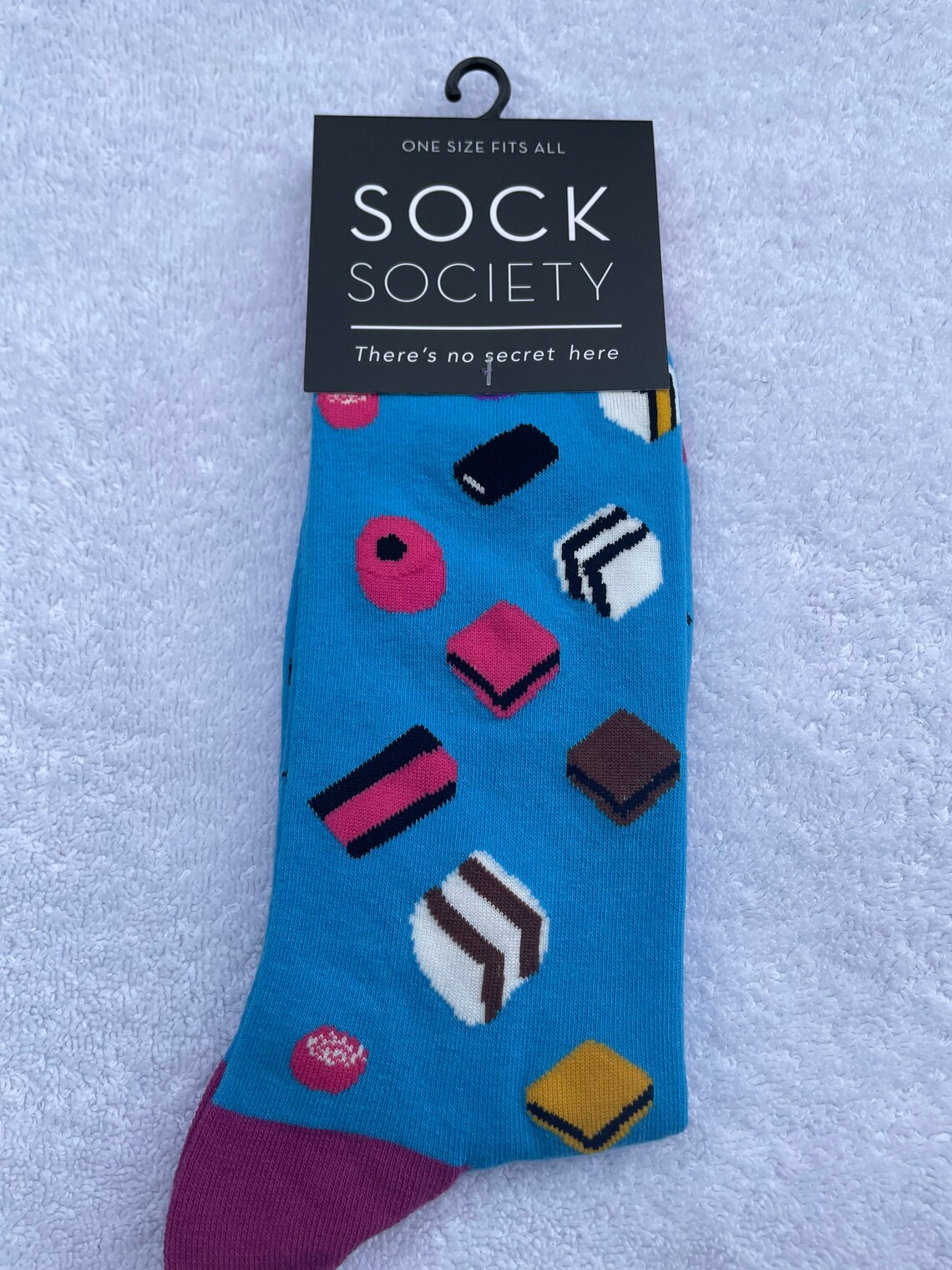 Liquorice Allsorts SOCK SOCIETY Light Blue Ankle Socks One Etsy UK