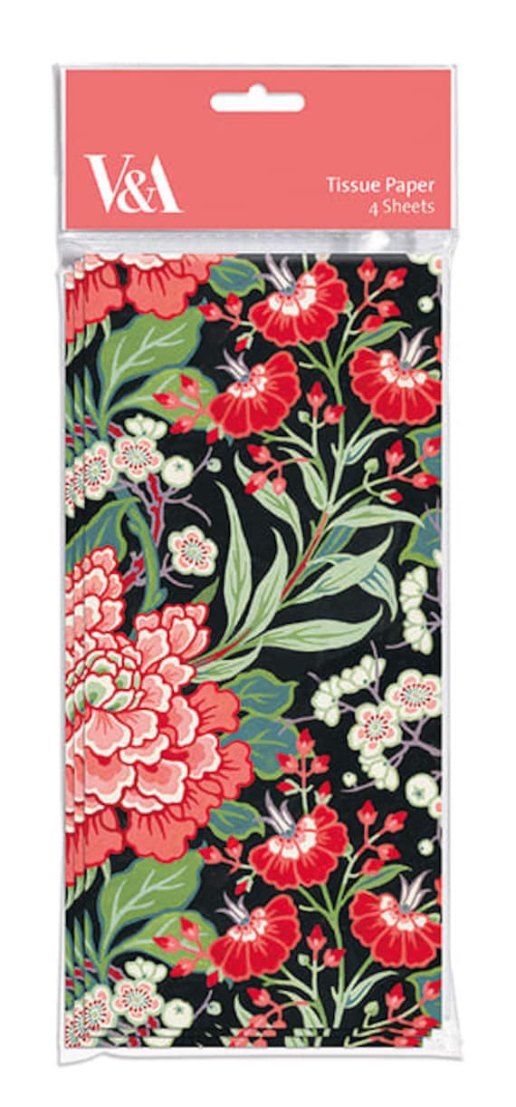 V&A Peony and Prunus Tissue Paper x 4 V&A Peony and Prunus Tissue Paper x 4