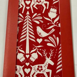 Scandi Christmas Tissue Paper 4 Sheets Free UK Postage