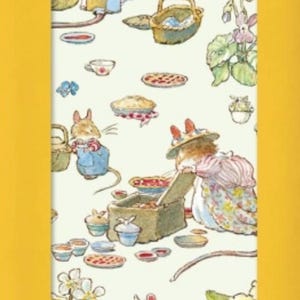 Spring Picnic Brambly Hedge Tissue Paper 4 Sheets Free UK Postage