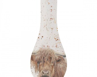 Bree Merryn Bonnie Highland Cow Spoon Rest Dining Decor FREE UK Postage