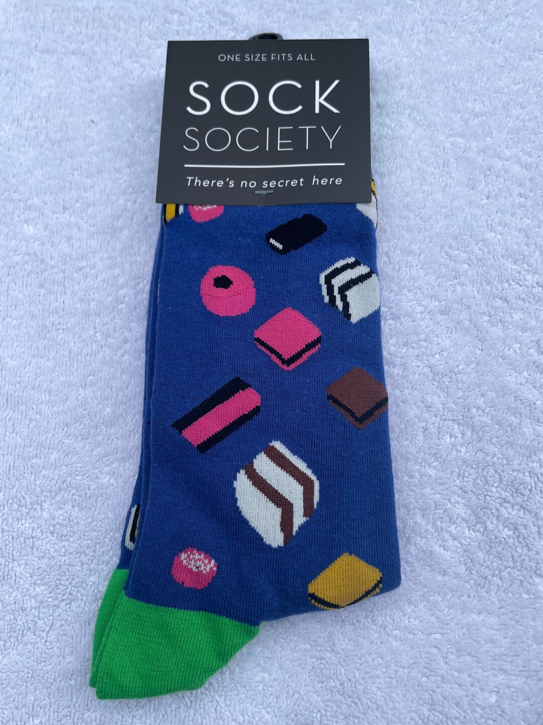 Liquorice Allsorts SOCK SOCIETY Dark Blue Ankle Socks Adult One Size Fit All Etsy UK