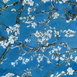Almond Branches Van Gogh Paper Party Napkins pack of 5 3 ply serviettes FREE UK Postage