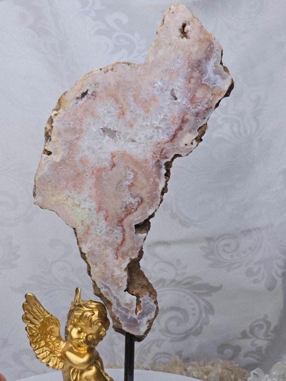 LG Pink Amethyst Slab, Pink Amethyst, Gift, Statement Piece