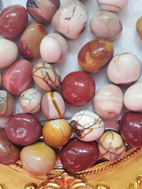 Mookaite Tumbled Stones, Mookaite Jasper, Australia Mookaite, Chakra Stones, Healing Stone, Chakra,tumble,Gift Bag,